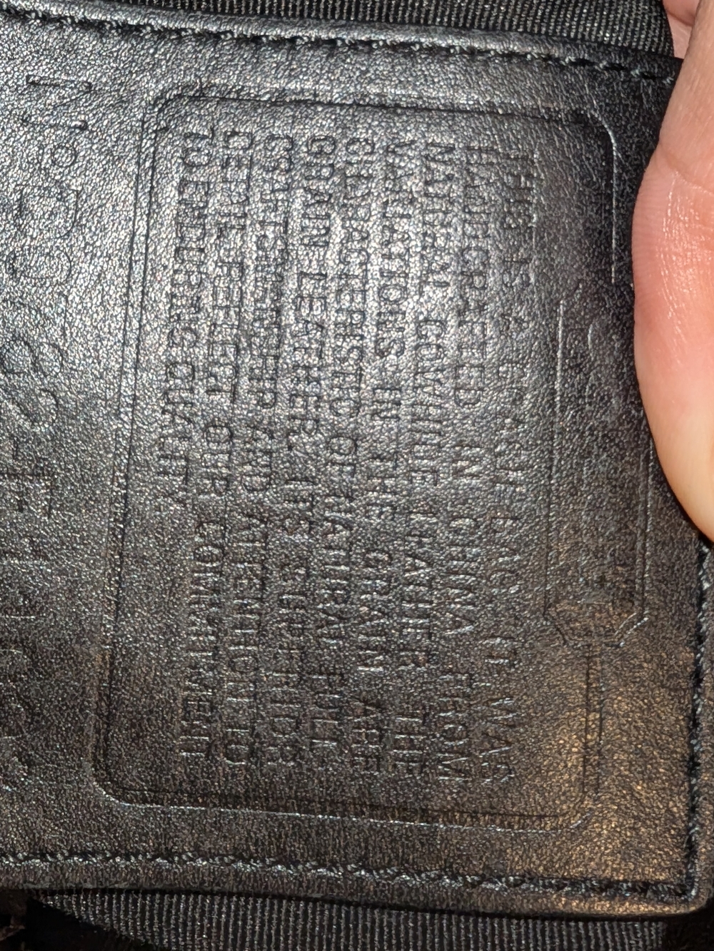 Coach Black Leather Soho Tote #F11093 - Picture 6 of 6